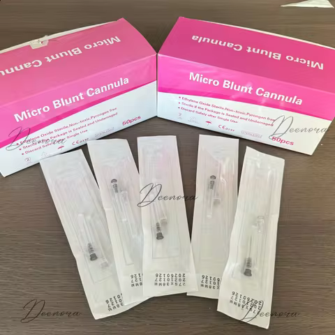 Medical Sterile Blunt Cannula 20G 21G 22G 25G 27G 30G 50mm 70mm Stainlless Steel Disposable Micro Ti