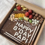 New Brownies Fruit &amp; Choco Birthday / Ulang Tahun (Baca Deskripsi)