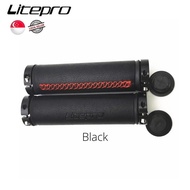 💥Local Seller💥 🇸🇬 Litepro & Promend Ergonomic Leather Handle Bar Grip
