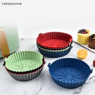 [takejoynew] Air Fryers Oven Baking Tray Fried Chicken Basket Mat Airfryer Silicone Bakeware LYF
