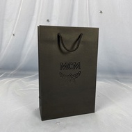 MCM กระเป๋าถือถุงกระดาษเข็มขัดกล่องเสื้อผ้าบรรจุภัณฑ์กระเป๋า Kotak Kado Berhadiah กระเป๋าช้อปปิ้งถุงหูรูดกระเป๋าเก็บของ