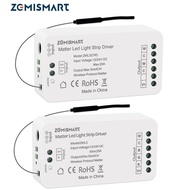 Zemismart Matter Wifi LED Light Strip Driver,DIY Light Controller Smart LED Driver,DC 12/24V Support
