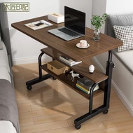 HY/🏮Bedside Table Movable Simple Table Bedroom Rental House Home Laptop Desk Bed Study Table Rental PSXQ