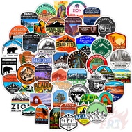 50Pcs/Set ❉ National Park . National Geographic Stickers ❉ Waterproof DIY Fashion Doodle Decal Stick