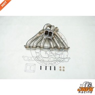 JKVK RACING  Steam Pipe T4 twin scroll  Equal Length Turbo Manifold for Supra MK4 2JZGE 2JZ GE 1993-