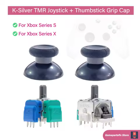 2/10pcs K-Silver JS13 Pro+ TMR Joystick for Xbox Series X Xbox Series S Replacement Part 3D Analog S