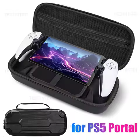 Carrying Case for Sony PS5 PlayStation Portal Shockproof Protective Cover Portable Storage Bag Shell
