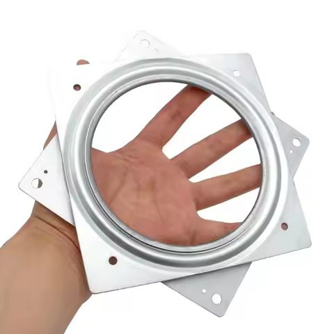 2/3/4/6 Inch Metal Display Stand 360 Degrees Lazy Susan Swivel Plate Ball Bearing Free Rotating