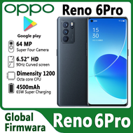 Original OPPO Reno 6 Pro 5G Smartphone MTK Dimensity 1200 Octa Core 6.55 inch 64MP Camera Curved scr