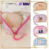 NIU Underwear Socks Storage Pouch, Cartoon Waterproof Bra Underwear Storage Bag, Multifunctional Lar