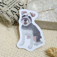 雪納瑞-防水貼紙(1入)-咪仔