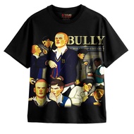 HOT BULLY GAME TSHIRT OVERSIZE UNISEX BLACK - TFIKS