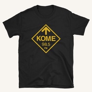 New Kome 98.5 Fm Radio Rock Station Logo Mens T-Shirt Cool Tee