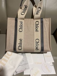 大減價～有單！ 正版✅ Chloe Woody Tote medium 手提袋 #chloe woody