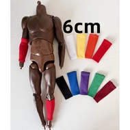 6cm Leggings Arm Guards 1/6 Dolls 12 Inch Knee Guards Soldier Doll Accessories Protective Gear 1: 6
