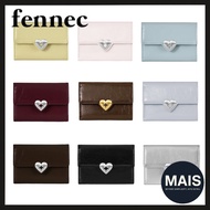 FENNEC Hearty Flap Wallet – Compact Leather Heart Logo Wallet (10 Colors)