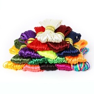 20M 2.5mm Strong Braided Macrame Silk Satin Nylon Cord Rope DIY Jewelry Bracelet Making Findings Beading Thread Wire