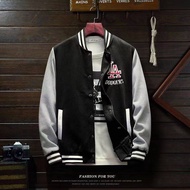 LA Dodgers เสื้อแจ็คเก็ตตัวแทนทีมหนังนิ่มแจ็คเก็ตแชมป์แย็คมีปุ่มบน