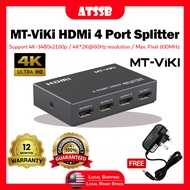ATSSB MT-ViKi 4 Port HDMI Duplicate 1 Display To 4 Multiple Display 4K 2K 1440P
