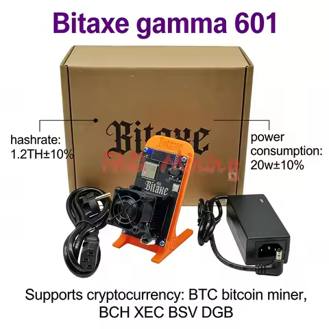 Nuevo BITAXE GAMMA SOLO MINER - Alta Eficiencia en Minado de Bitcoins MINER con Algoritmo SHA-256 y 