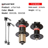 ข้ามพรมแดน NOVATEC Jiuyu D041/D042SB จักรยานเสือภูเขา4ชิ้นดุมเบรคหลุม28/32/36