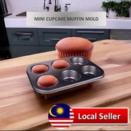 Cupcake Aluminum Mold Non Stick Baking Tray Cake Bakeware Mini Muffin Acuan Kek Cawan TIdak Melekat 