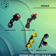 Nozzle Head PVC 1 lubang 2 Lubang 8 Lubang Mata semprot Pompa Elektrik/Manual E16L (nozel spuyer nozzle sprayer)