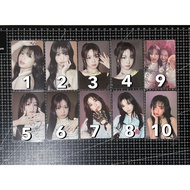 AHYEON CHOOM KEYRING OFFICIAL PHOTOCARD