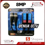 Video balun 8mp passive HD CVI TVI AHD