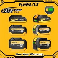 KEELAT Power Tools Battery Lithium Batteries MT Pin Battery Level Display  1.5 2.0 3.0 4.0 4.5 6.0 8
