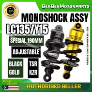(SPECIAL SAIZ 190MM )KZR KOZI TSR Y15 LC135 GAS MONOSHOCK SHOCK ABSORBER 190MM ADJUSTABLE MONOSHOCK 