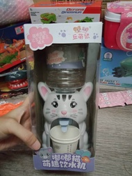 400ML WATER DISPENSER FOR KIDS DRINK WATER DISPENSER CAT THEME MINI WATER DISPENSER DRINKING FOUNTAIN CAT KIDS WATER DISPENSER