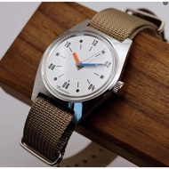 PHANTOM Men 36mm Vintage Pilot Manual Mechanical Watch Stainless Steel Waterproof Aviation Watch