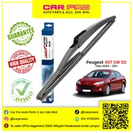 Peugeot 407 SW D2 2004 - 2011 Rear Wiper Wiper Belakang 11''