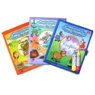 Animal Water Canvas Book Learning Doodle Drawing Baby Doodle Cloth Book Children's Educational Toy I