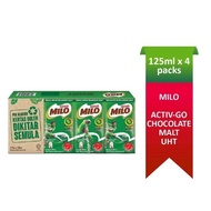 Milo Acti-Go Chocolate Malt - 125ml x 4 packs