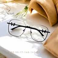 แว่นตาสายตายาว เลนส์บลูบล็อคออโต้ รุ่น NABI นาบี 73307 ในร่มเลนส์ใส ออกแดดเปลี่ยนสีเทาดำ ใส่แล้วลดอา