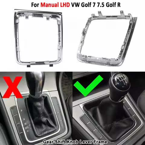 Lever Frame Bracket Circle Shift Knob 5GG713203A Manual For VW Golf 7 7.5 Golf R Left Driving Gear S