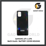 GADGET WORLD [ READY STOCK ] SAMSUNG A71& A715 BATTERY COVER, BACK GLASS HOUSING
