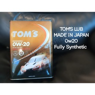 TOM'S LUB 0W20 MADE IN JAPAN 4L