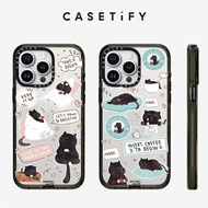 Cute little black cat sticker Acrylic Anti fall Phone Case For IPhone 16 ProMax 16Pro 15 ProMax 15 1