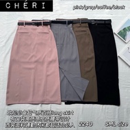 [CH2240]💯 高腰款 CHERI 气质百搭西装长裙