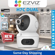 [READY STOCK] HIK EZVIZ H7C Dual Lens (4MP + 4MP) Pan/Tilt Two-Way Talk Color Night Vision Indoor Se