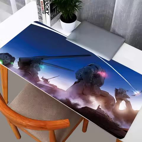 Gundam Zaku II Mouse Pad Gamers Decoracion Gamer Desk Mat Mousepad XXL Gaming Accessories Varmilo Ke