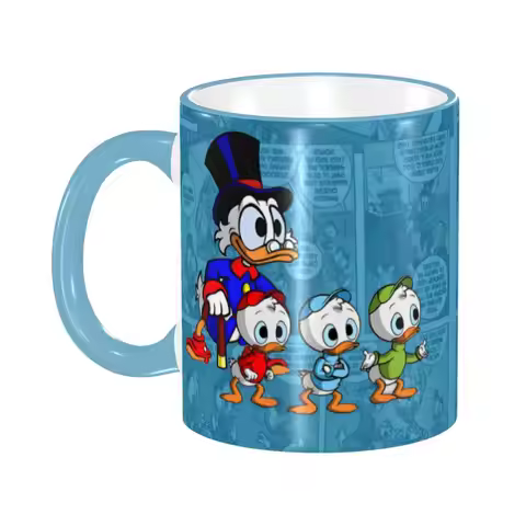 Customized Donald Duck Anime Cartoon Coffee Mug DIY Comics Ceramic Mug Cup Creative Gift