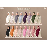 ELANE SHAWL BCF Tudung Raya Shawl Raya Bychefiza Shawl Cotton Shawl Malas