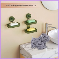 Puff Ball Hand Towel Fuzzy Dog Shaped Chenille Hand Ball Cartoon Highly Absorbent Cleaning Cloth Dec