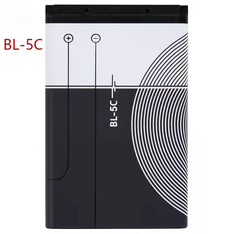 BL-5C BL5C 3.7V Lithium Polymer Phone Battery For Nokia 1100 1110 1200 1208 1280 2600 2700 3100 3110