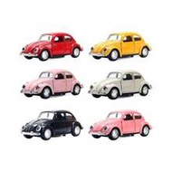 1pc Retro Beetle Shaped Alloy Car Model, Classic Car Door Decoration