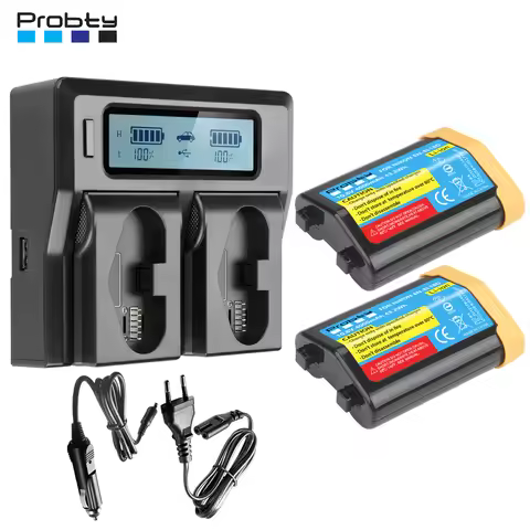 4.0Ah EN-EL18D ENEL18D Camera Rechargea Battery for Nikon Z9 D6 D5 D4S D800 D810 D850 D500 MB-D17 MB